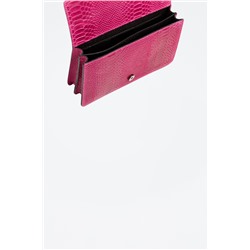 Bolso de nobuk Fucsia