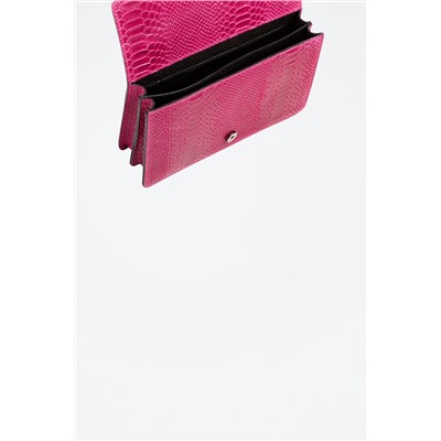 Bolso de nobuk Fucsia