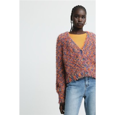 Chaqueta efecto pelo colores