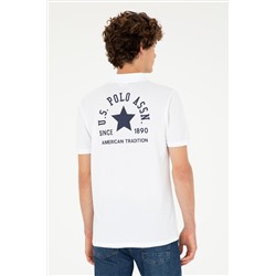 Erkek Regular Fit Polo Yaka Beyaz Tişört