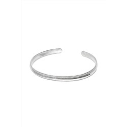 Pulsera abierta Plata