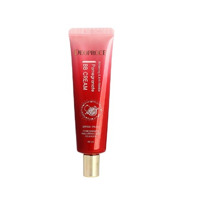 DEOPROCE ANTI-WRINKLE POMEGRANATE BB CREAM SPF50+PA+++ Антивозрастной солнцезащитный BB крем с экстрактом граната 40мл