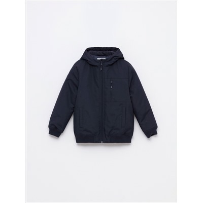 HOODED PUFFER JACKET