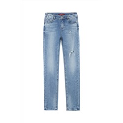 Vaquero skinny fit push-up Azul claro