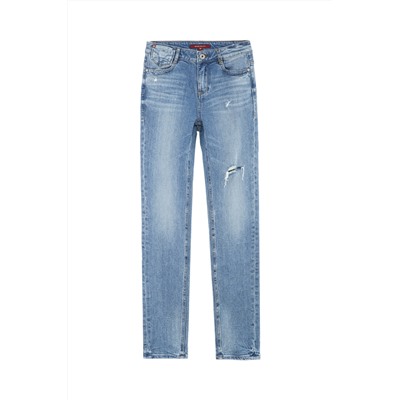 Vaquero skinny fit push-up Azul claro