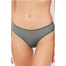 3 bragas brasileñas - Rosa viejo, verde y antracita