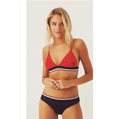 U.S. Polo Assn., 66253 Büstiyer Slip Takım Kırmızı