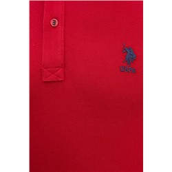 Erkek Kırmızı Basic Polo Yaka Tişört