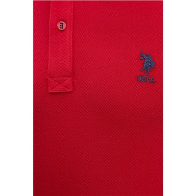 Erkek Kırmızı Basic Polo Yaka Tişört