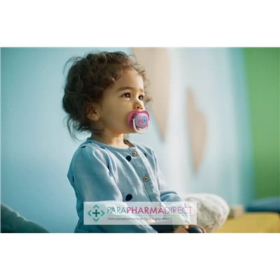 Avent Sucettes Ultra Air Happy 6-18 mois "Love" & Montgolfière x2