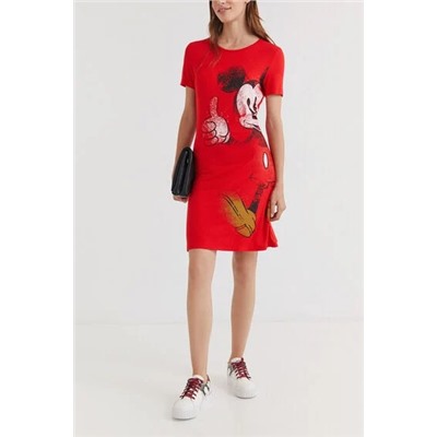 Vestido camisetero Mickey Mouse