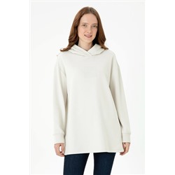 Kadın Taş Kapüşonlu Sweatshirt