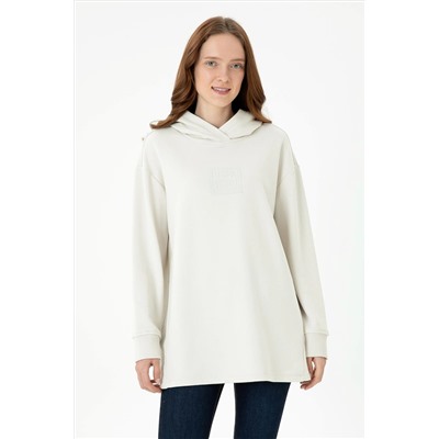 Kadın Taş Kapüşonlu Sweatshirt