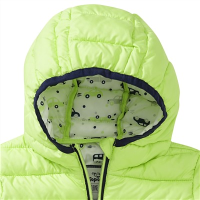 Baby Steppjacke mit Kapuze