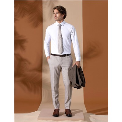 Açık Kahverengi Ex. Slim Fit Kumaş Pantolon
