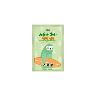 Boots Active Clear Sheet Mask 18 ML