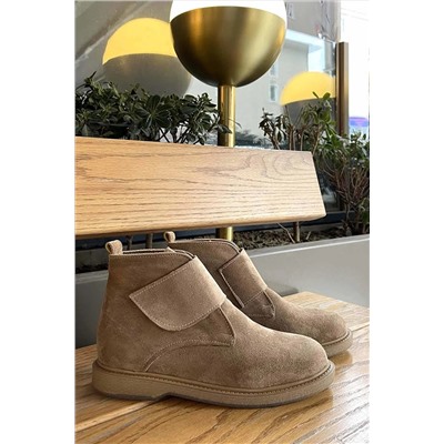 Bambi Camel Süet Kadın Bot & Bootie K02192140202