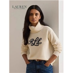 Женский  жаккардовый свитер с высоким воротом RALPH LAURE*N ОРИГИНАЛ!