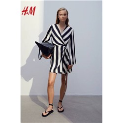 Женское платье с запахом и V-образным вырезом H&*M