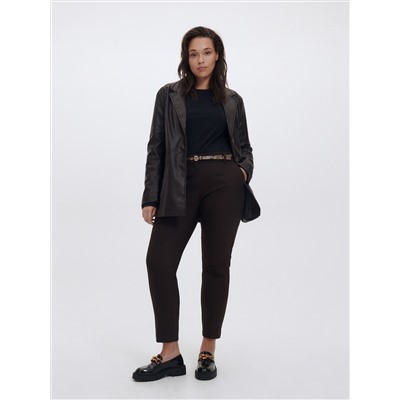 Zigarettenhose mit Gürtel