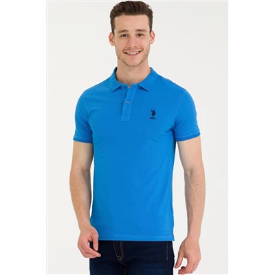 Erkek Saks Basic Polo Yaka Tişört