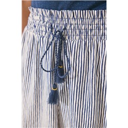 Pantalón corto estampado rayas cenefas