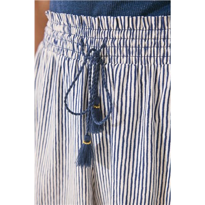 Pantalón corto estampado rayas cenefas