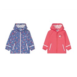 LUPILU® Kleinkinder Mädchen Matsch- und Buddeljacke, mit dreiteiliger Kapuze