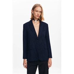 Blazer bordado flores