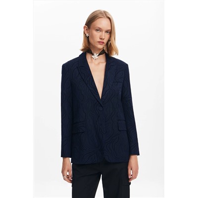 Blazer bordado flores