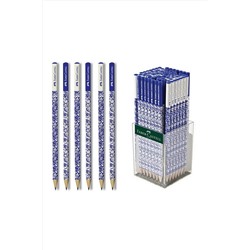 Faber Castell Faber Floral Yuvarlak Kurşun Kalem 12 Li Paket (5244119240) F5244119240P12
