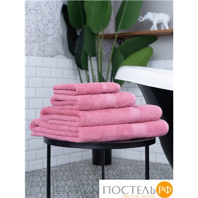 Полотенце Arya Однотонное 70X140 Miranda Soft Сухая Роза
