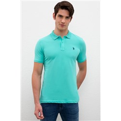 Erkek Mint Basic Polo Yaka Tişört