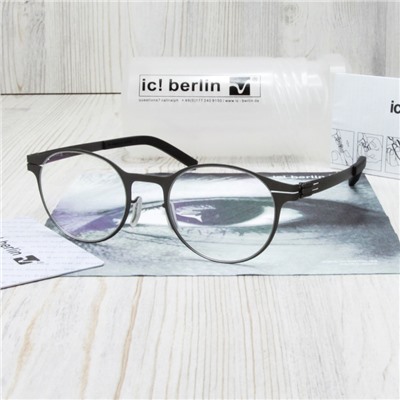 IB00020 - Оправа ic!Berlin Foxweg gun metal + футляр