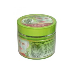 Готовая маска-крем для лица против акне и жирного блеска со спирулиной  100 ml / Seaweed facial mask 100 ml