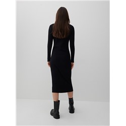 Midikleid mit Stehkragen