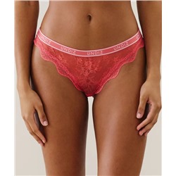 Culotte de encaje rosa