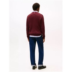 Cable Knit Crewneck Sweater