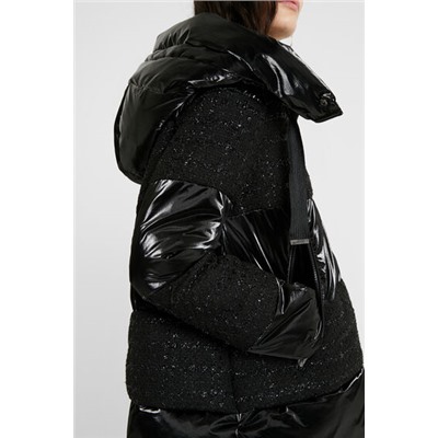 Chaqueta acolchada jacquard
