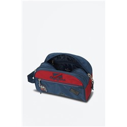 Neceser Azul marino y rojo