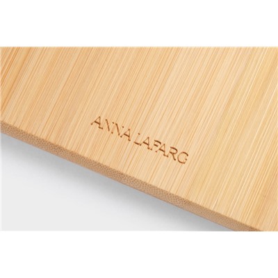 Доска разделочная, 20х15 см, прямоугольная, бамбук, Calm, 63438