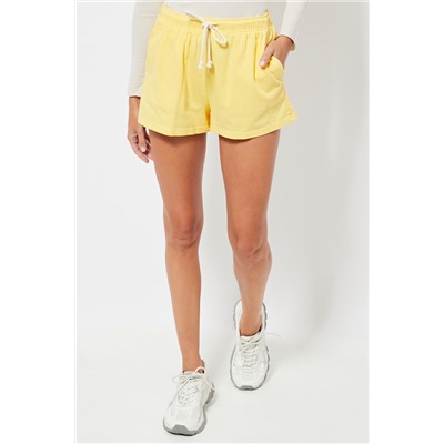 Short cintura alta - Amarillo
