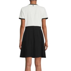 Karl Lagerfeld Paris Scuba Crewneck Mini Dress