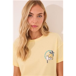 Pijama largo 100% algodón limones Snoopy