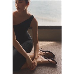 ASYMMETRIC MIDI DRESS