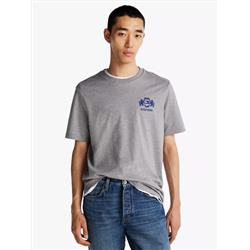 Embroidered Flag Crest T-Shirt