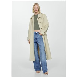 Jeans wideleg loose tiro medio