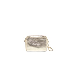 Bandolera de piel Elyn Dorado