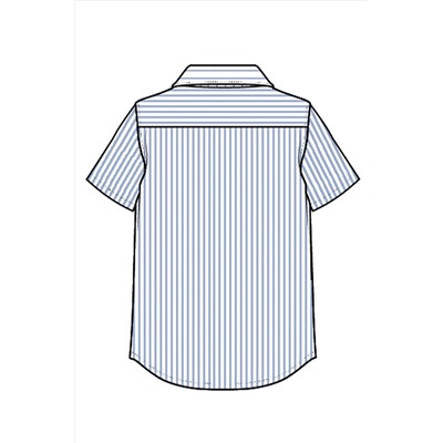 Сорочка текстильная для мальчиков (regular fit) PLAYTODAY, 1027003