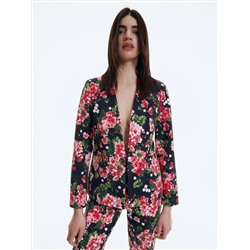 Blazer mit Blumenmuster